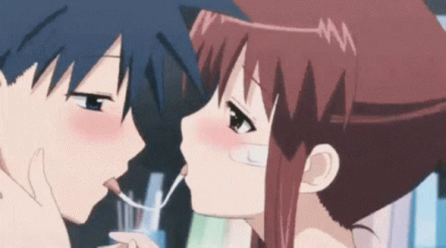 Anime Kiss Gif - IceGif