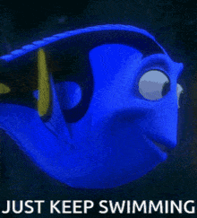 Just Keep Swimming Gif