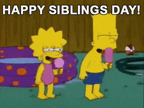 Siblings Day Gif