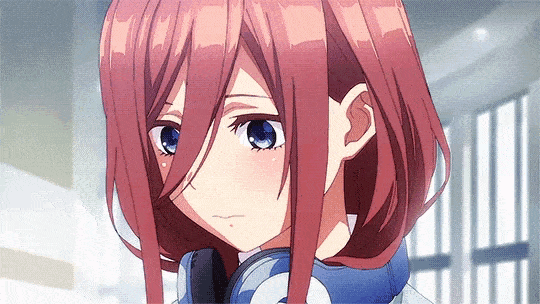 Anime Gif,Girl Gif,Hero Gif,Japanese Gif,Main Characters Gif,Miku Nakano Gif,Quintuplets Gif,The Quintessential Gif