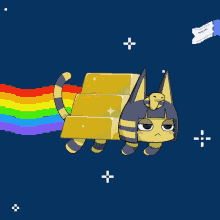 Youtube Gif,Animated Gif,Cartoon Cat Gif,Flying Through Space Gif,Japanese Gif,Nyan Cat Gif