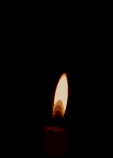 Black Flame Candle Gif