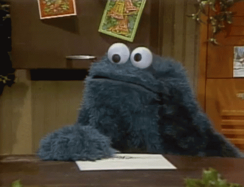 Cookie Monster Gif,Sesame Street Gif,Television Gif,Muppet Character Gif,Puppet Gif,Show Gif