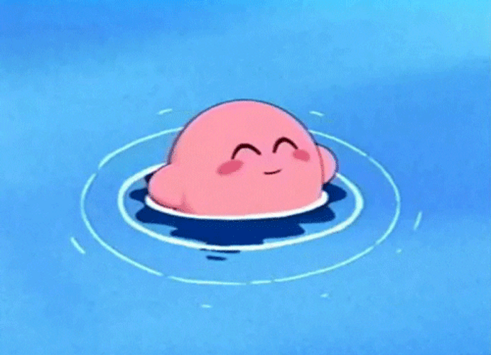 Cute Cartoon Kirby GIF  GIFDBcom