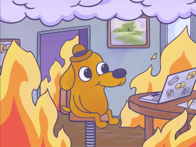 This Is Fine Gif