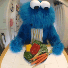 Cookie Monster Gif,Sesame Street Gif,Blue Muppet Gif,Children’s Gif,Muppet Character Gif,Television Show Gif
