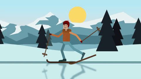 Ice Skating Gif,Skiing Gif,Sledding Gif,Snow Or Ice Gif,Winter Activities Gif,Winter Sports. Gif