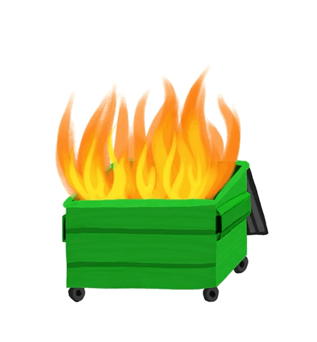 Bad Situation Gif,Dumpster Fire Gif,Fire Gif,Term Gif,United States Gif