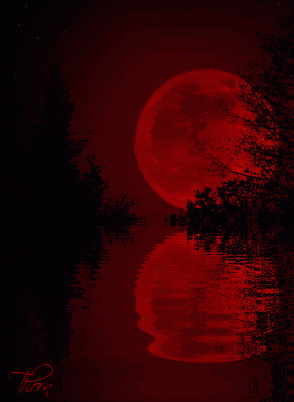 Red Moon Gif