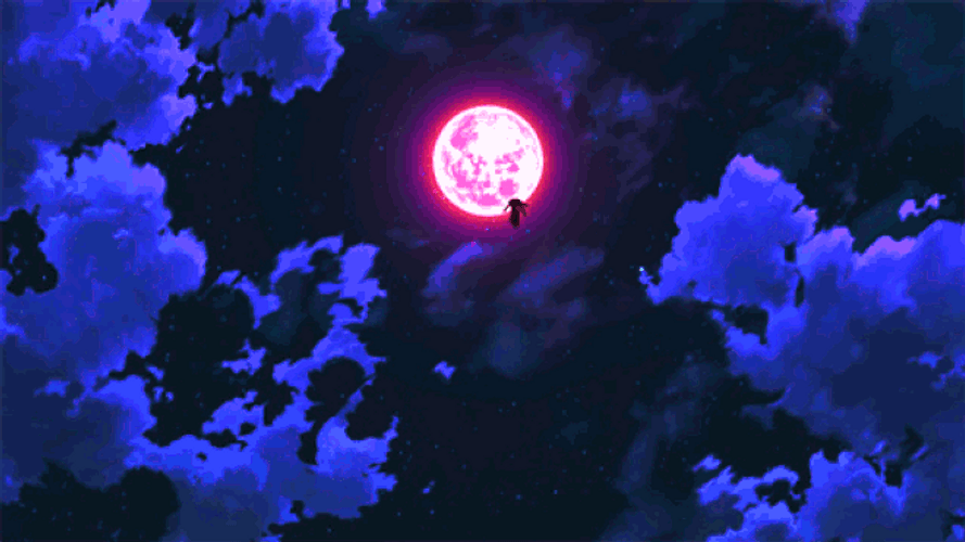Red Moon Gif