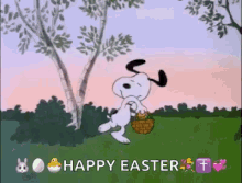Snoopy Easter Gif