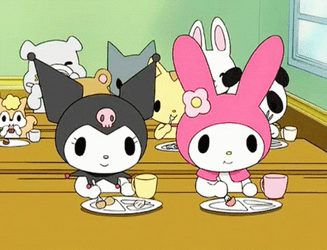 Cartoon Gif,Hello Kitty Gif,Japanese Gif,My Melody Gif,Red Riding Hood Gif,White Rabbit Gif