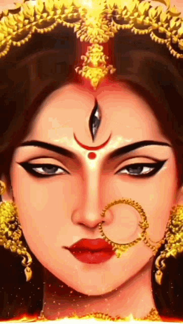 Celebration Gif,Cultural Gif,Hindu Festival Gif,Navaratri Gif,September October Gif,Supreme Goddess Gif