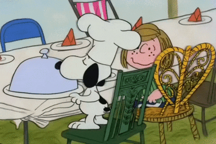 Snoopy Thanksgiving Gif