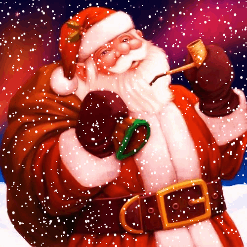 Christmas Gif,English Gif,Father Christmas Gif,Gift Distributor Gif,New Year Gif,Red Costume Gif,Santa Claus Gif
