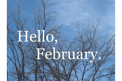 Hello February Gif