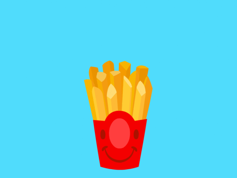 French Fries Animated GIF