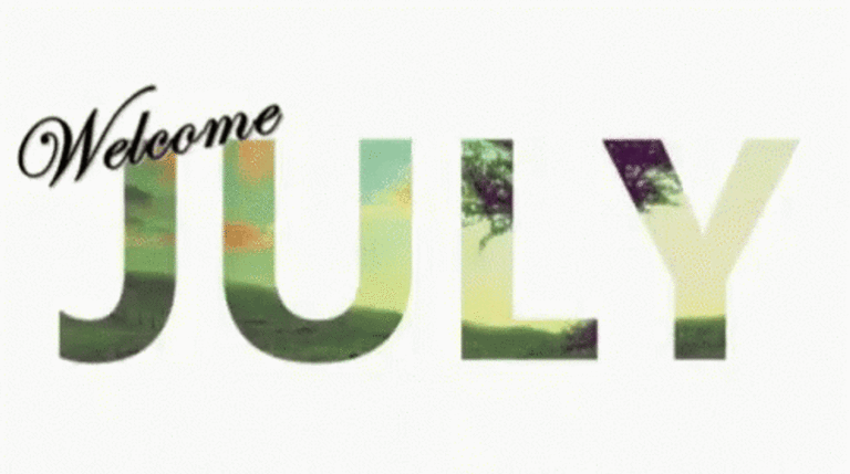 Happy July Animated GIF
