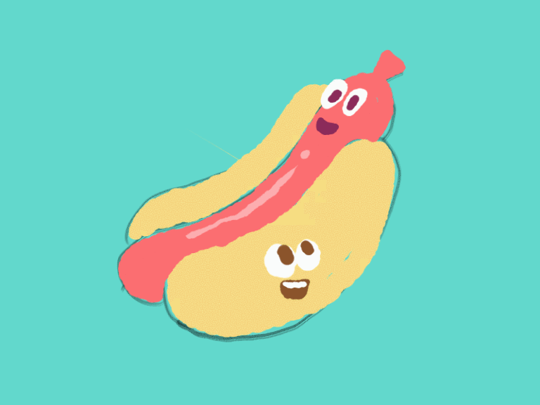 Hot Dog Animated GIF