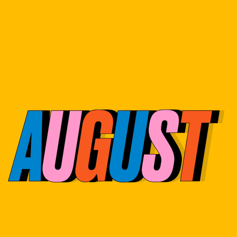 Hello August Animated GIF