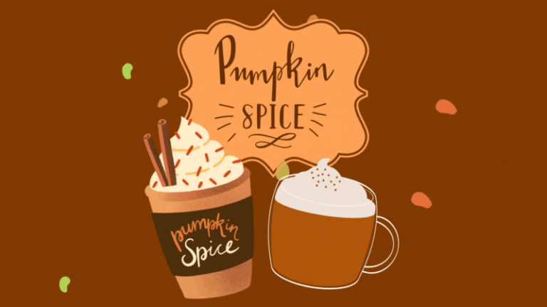 Pumpkin Spice Latte Animated GIF