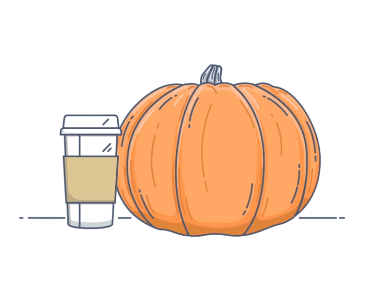 Pumpkin Spice Latte Animated GIF