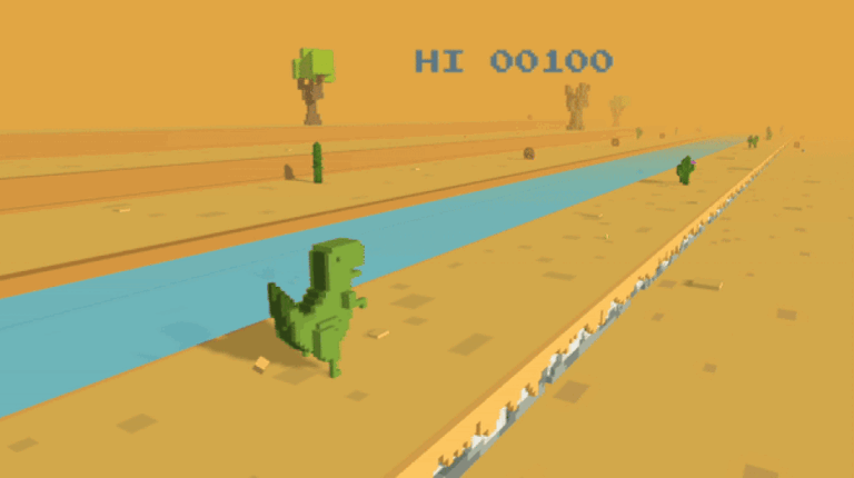 Dinosaur Game Animated GIF