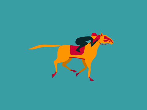 Horse Racing Gif