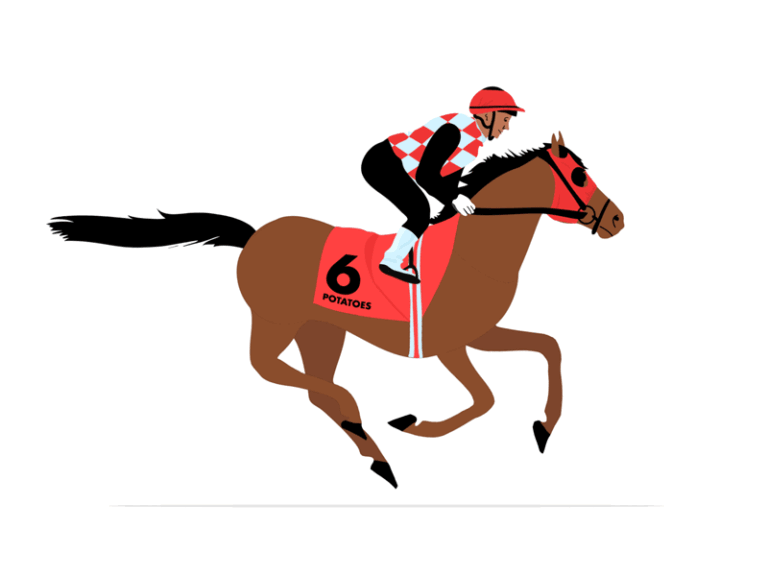 Horse Racing Animated GIF