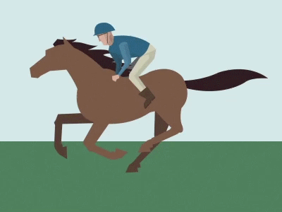 Horse Racing Gif