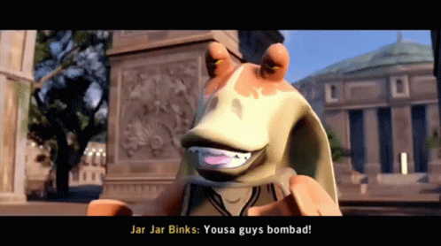 Jar Jar Binks Gif