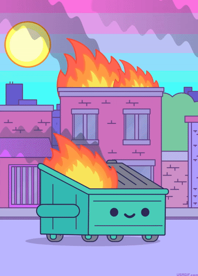 Dumpster Fire Gif