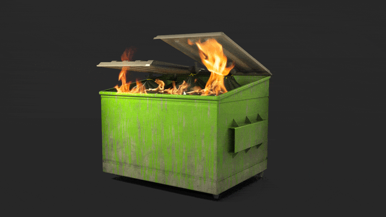 Dumpster Fire Gif