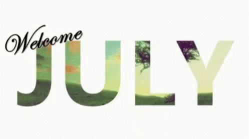 Hello July Gif