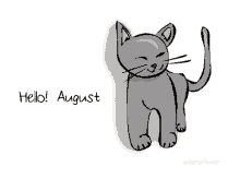 Hello August Gif