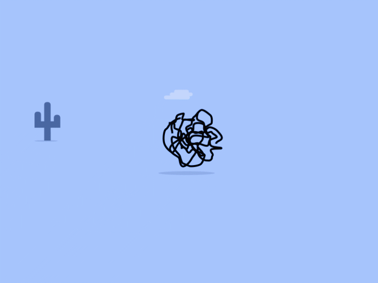 Tumbleweed Animated GIF