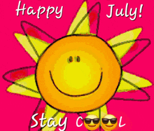 Hello July Gif