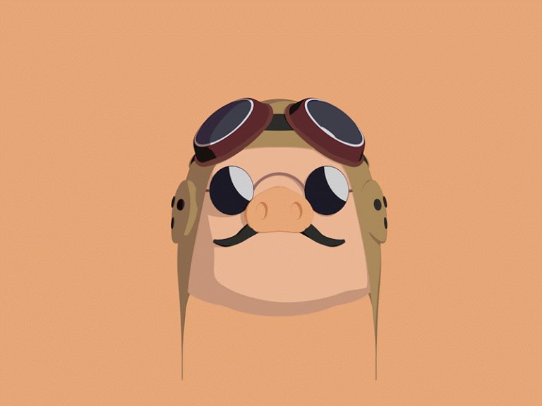 Porco Rosso Animated GIF