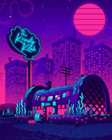 Synthwave Phone Gif