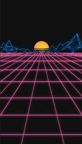 Synthwave Phone Gif