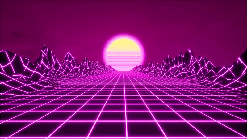 Synthwave Phone Gif