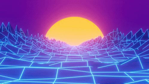 Synthwave Phone Gif