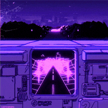Synthwave Phone Gif