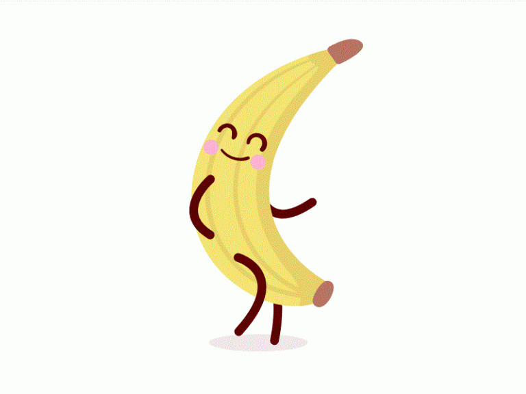 Dancing Banana Animated GIF