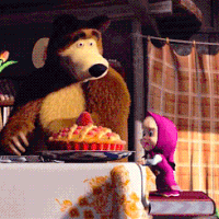 Masha And The Bear Gif