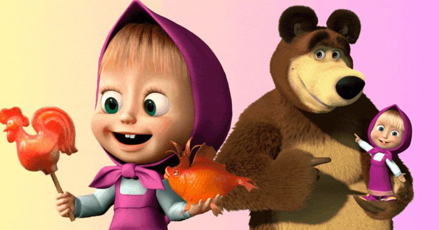 Masha And The Bear Gif