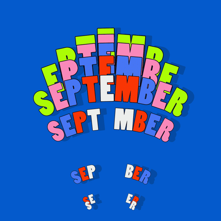 September Animated GIF