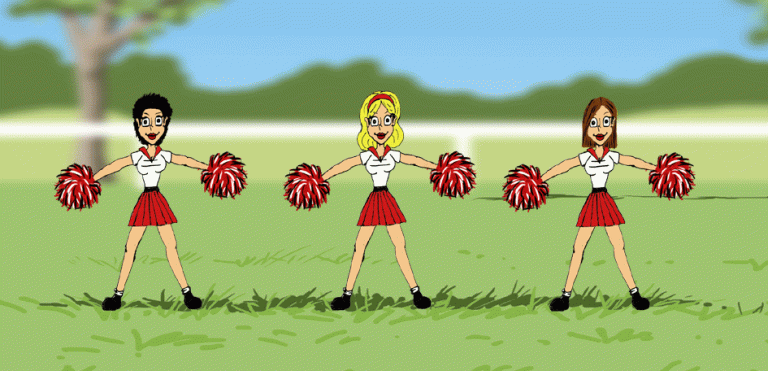 Cheerleading Animated GIF