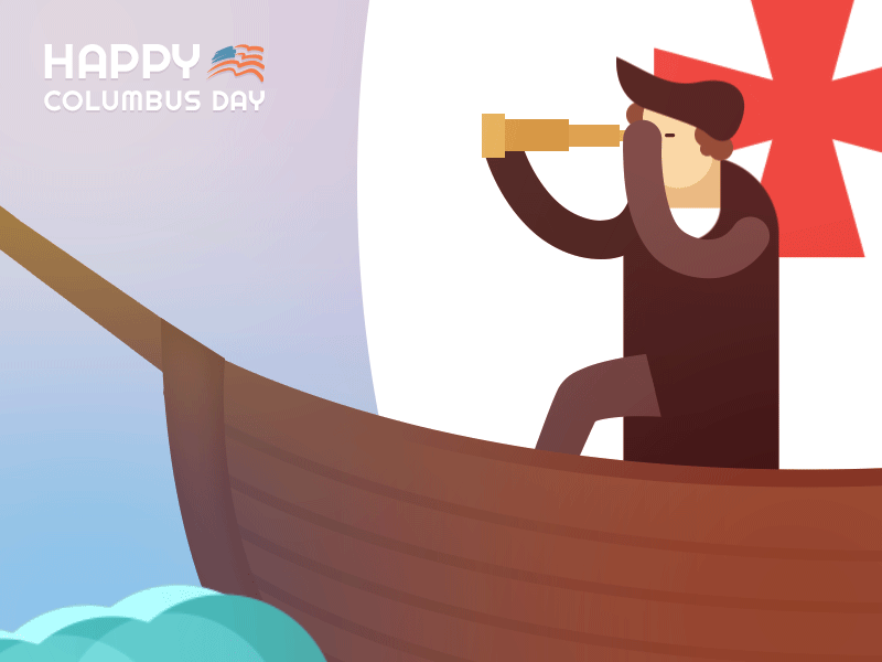Columbus Day Gif