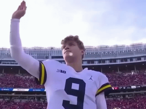 J.J. McCarthy Gif